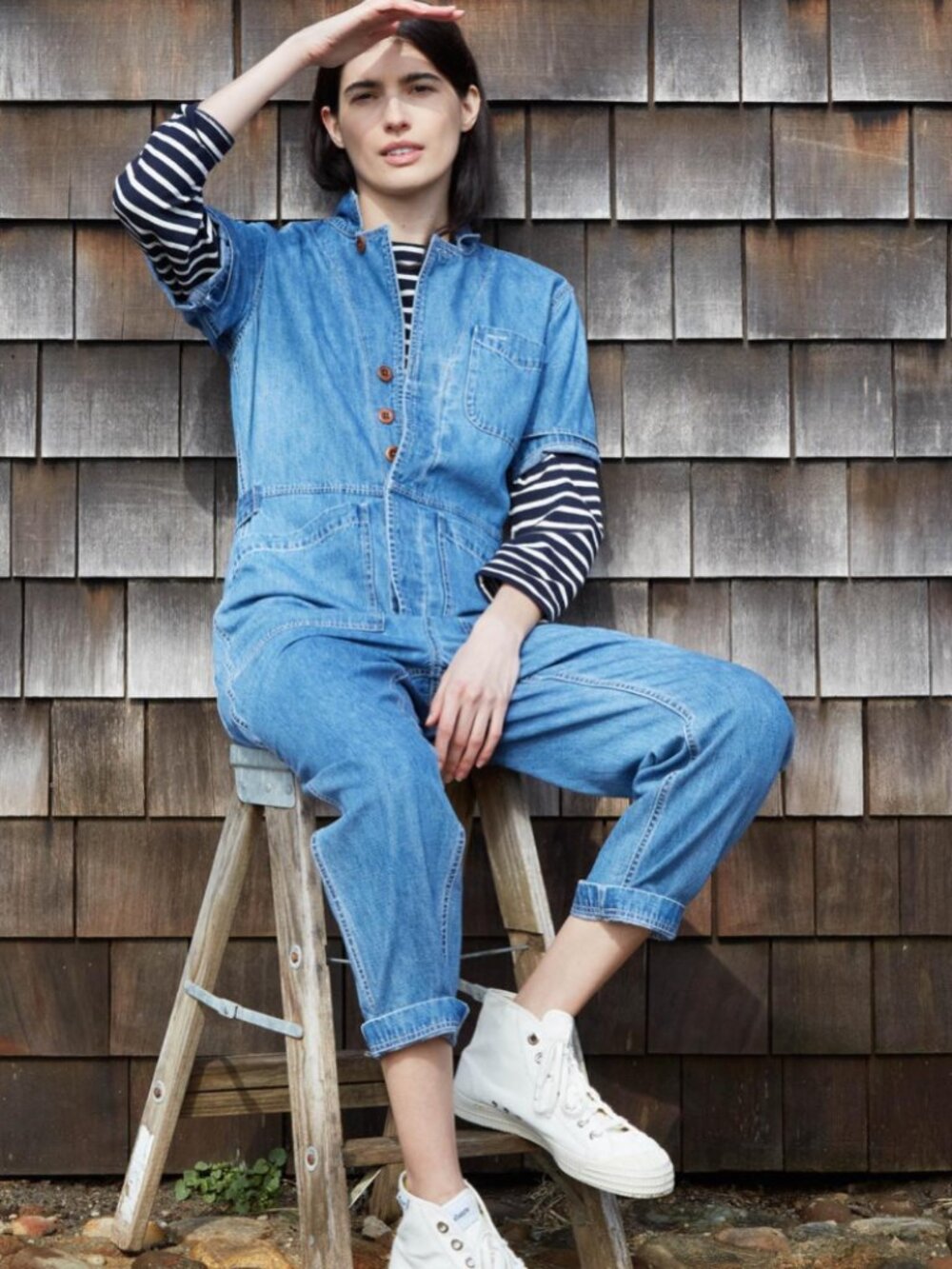 Alex Mill Denim Jumpsuit in size S
